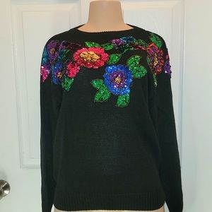 Vintage 80's Sequin Sweater